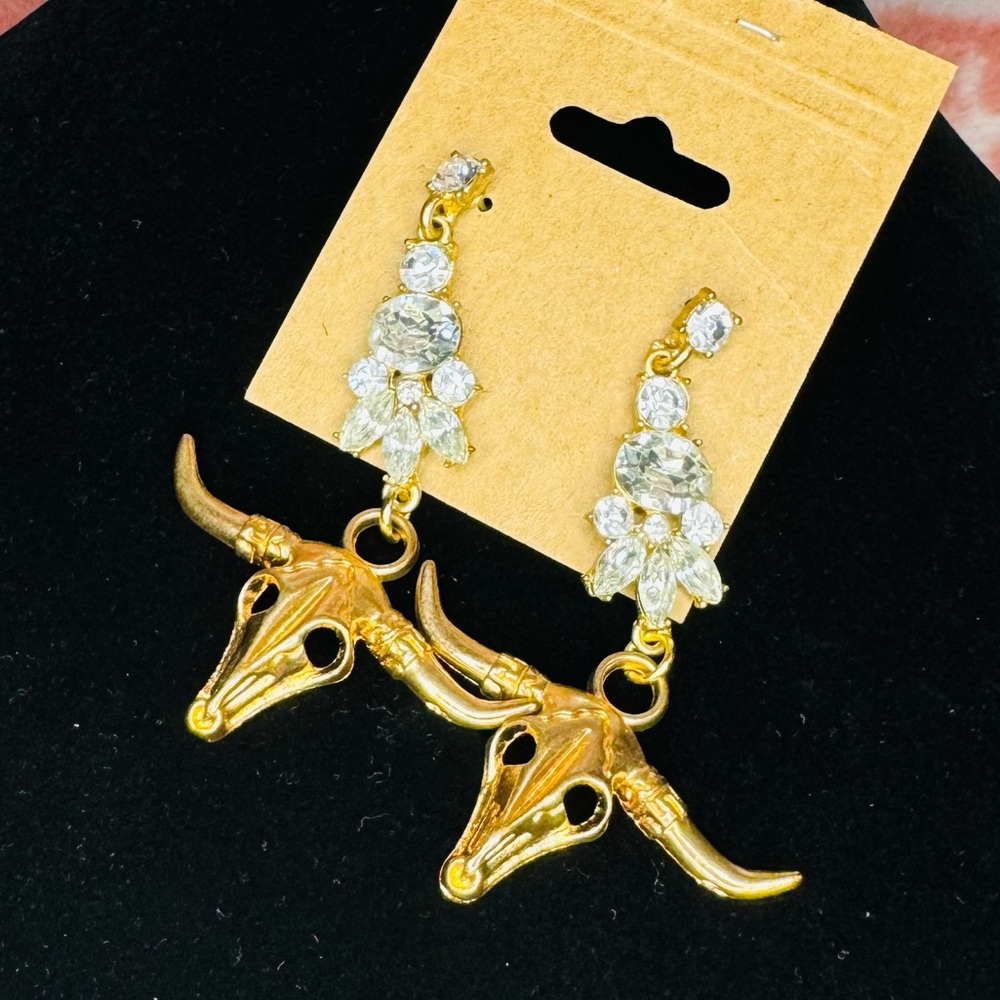 Western Earrings #Accessories #Western #Longhorn